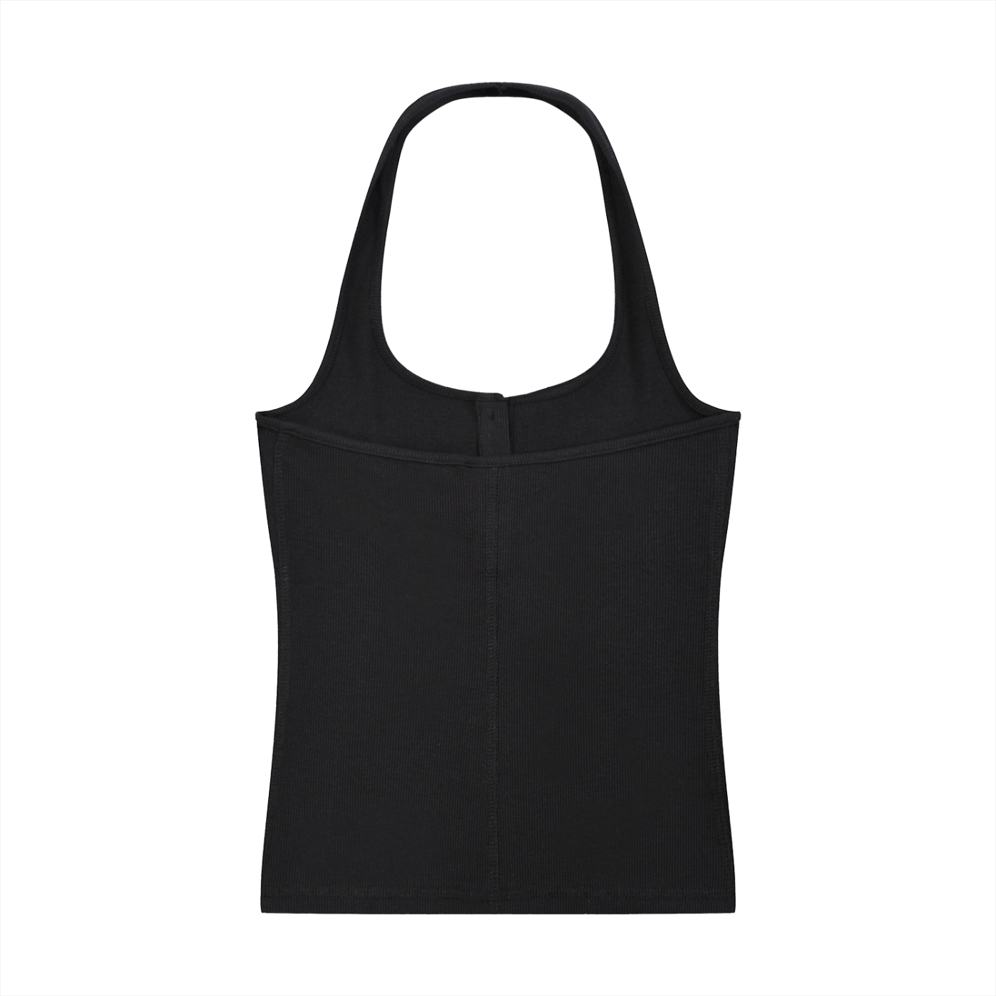 Ribbed halter Tank Top