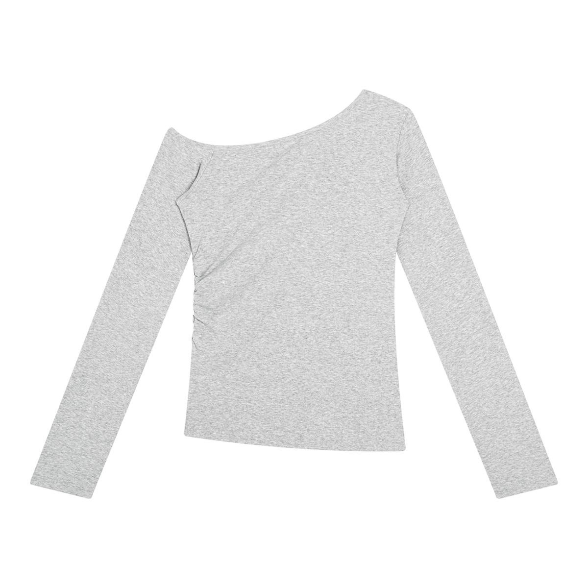 Off shoulder long sleeve tee
