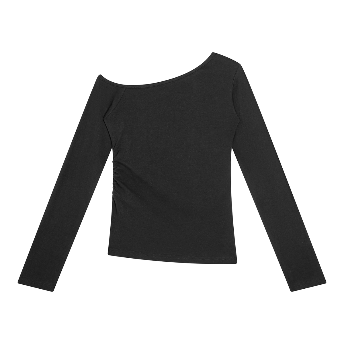 Off shoulder long sleeve tee