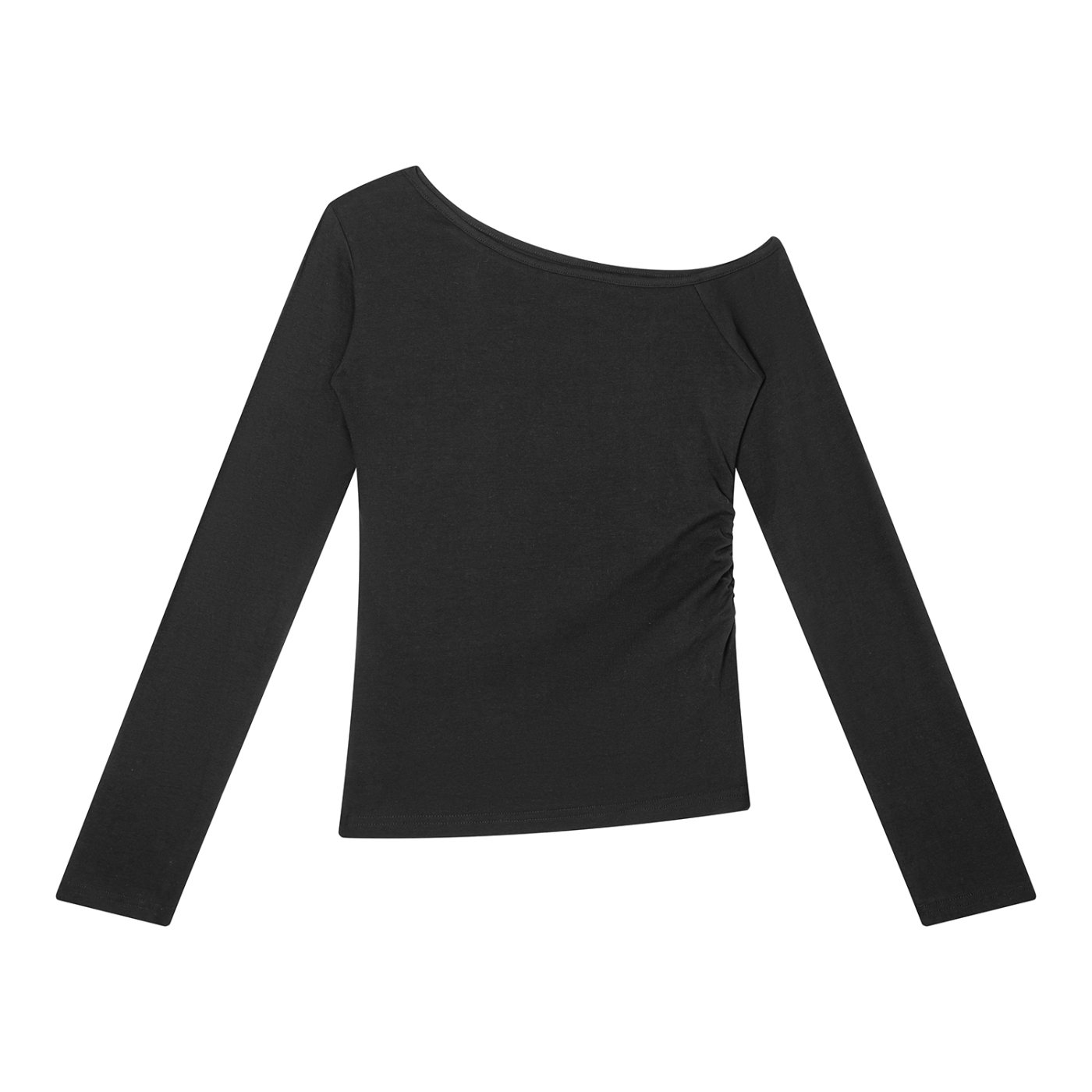 Off shoulder long sleeve tee
