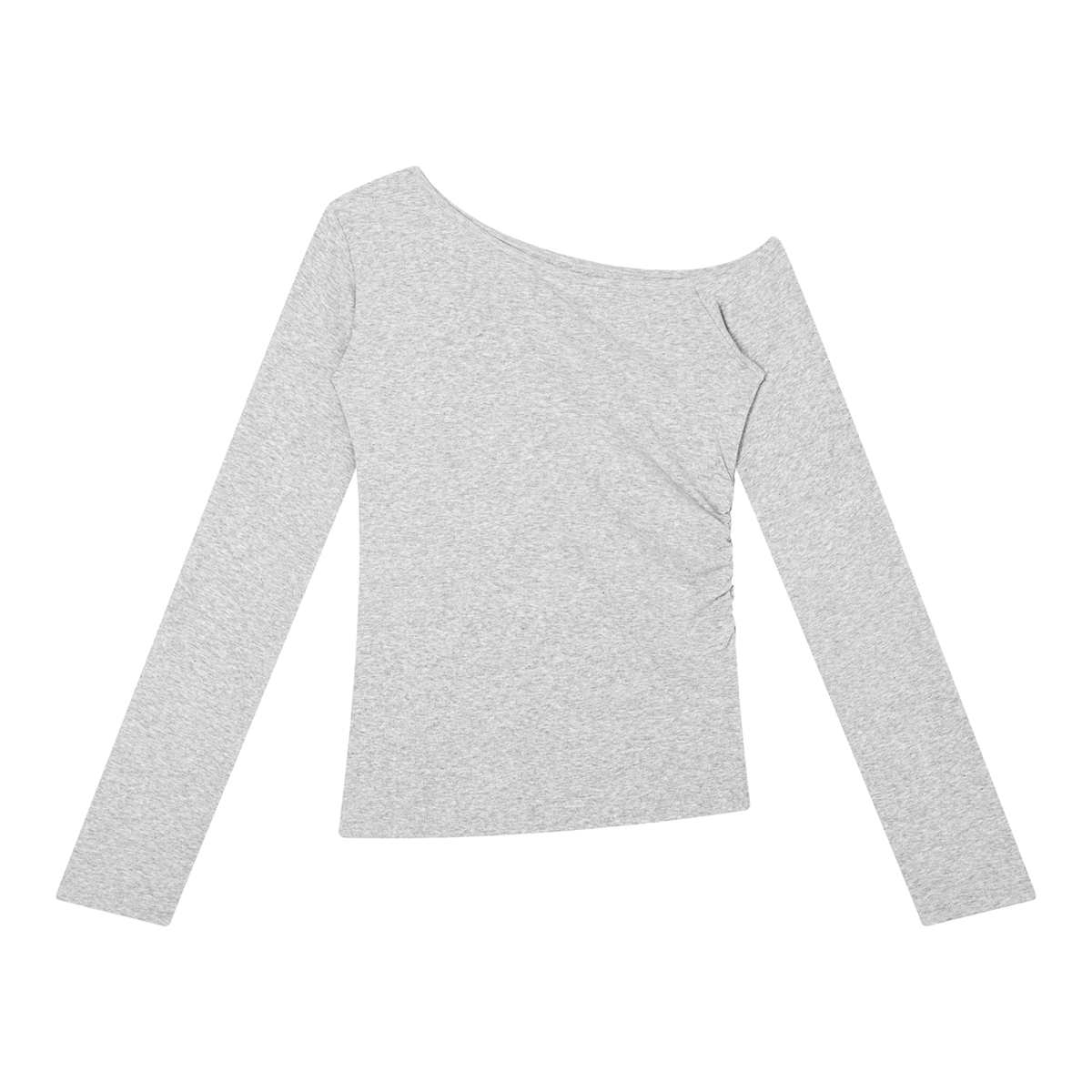Off shoulder long sleeve tee