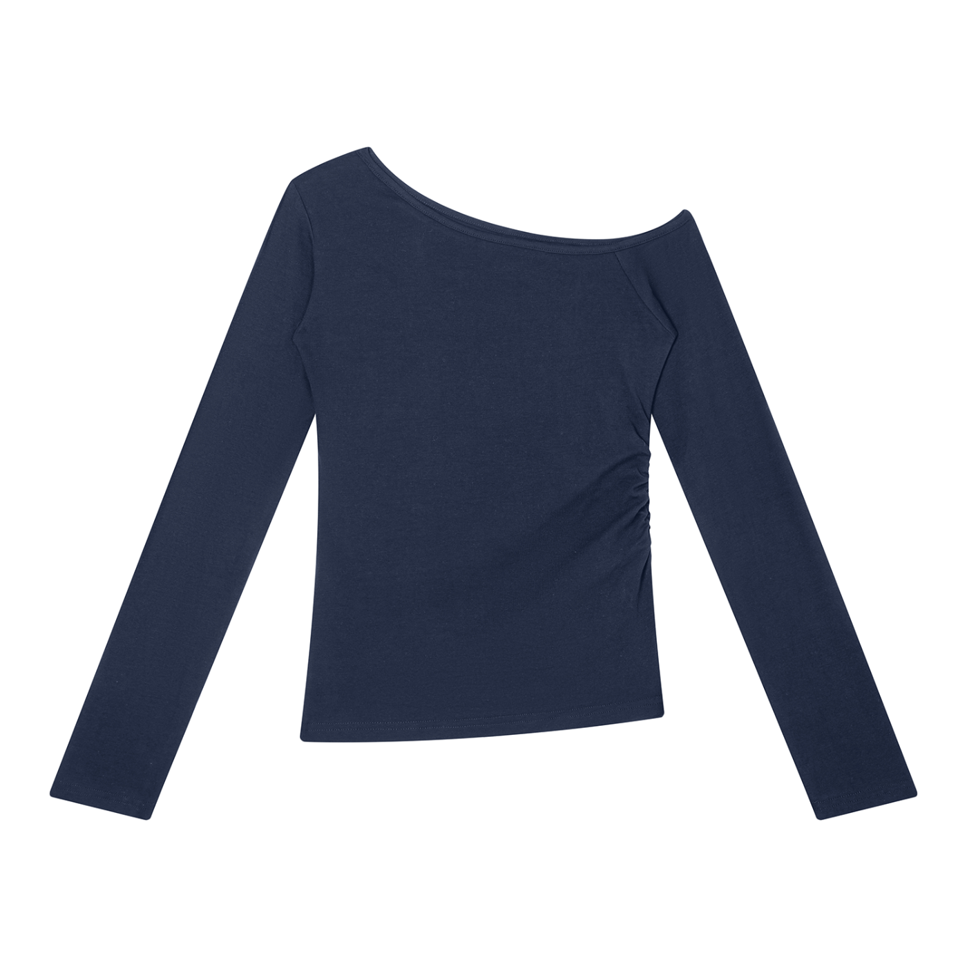 Off shoulder long sleeve tee