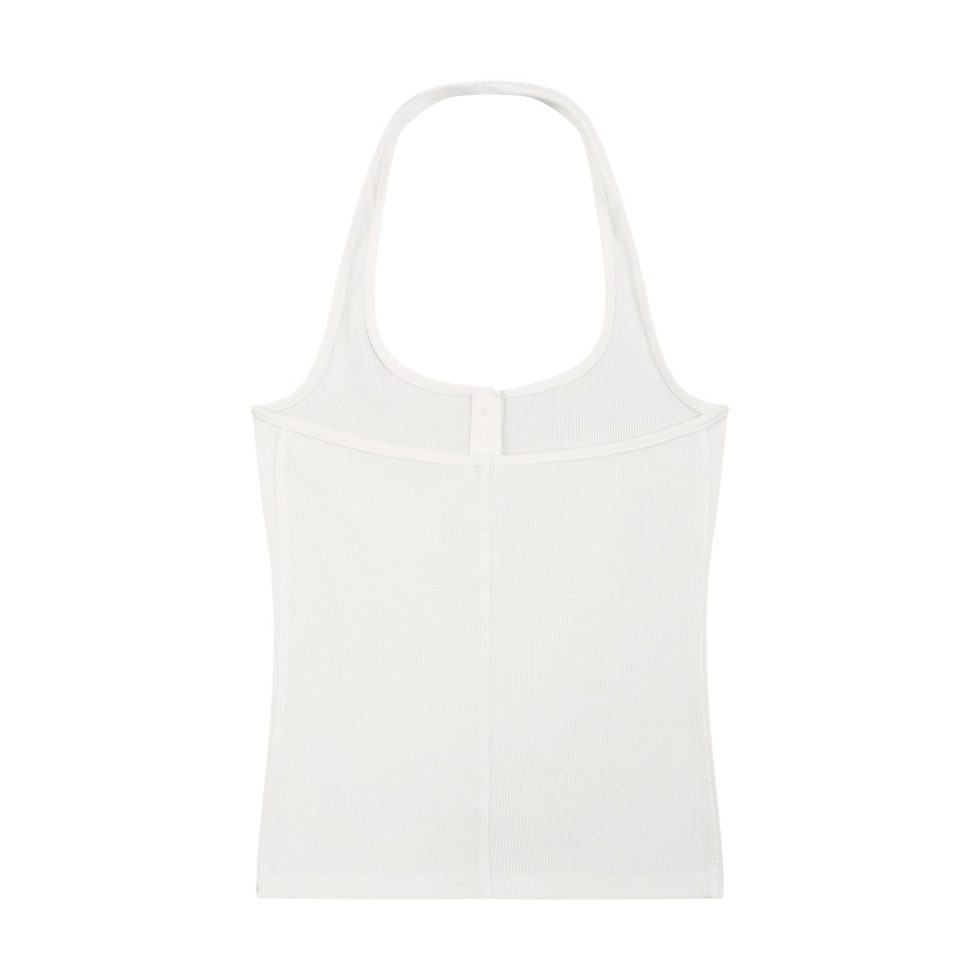 Ribbed halter Tank Top