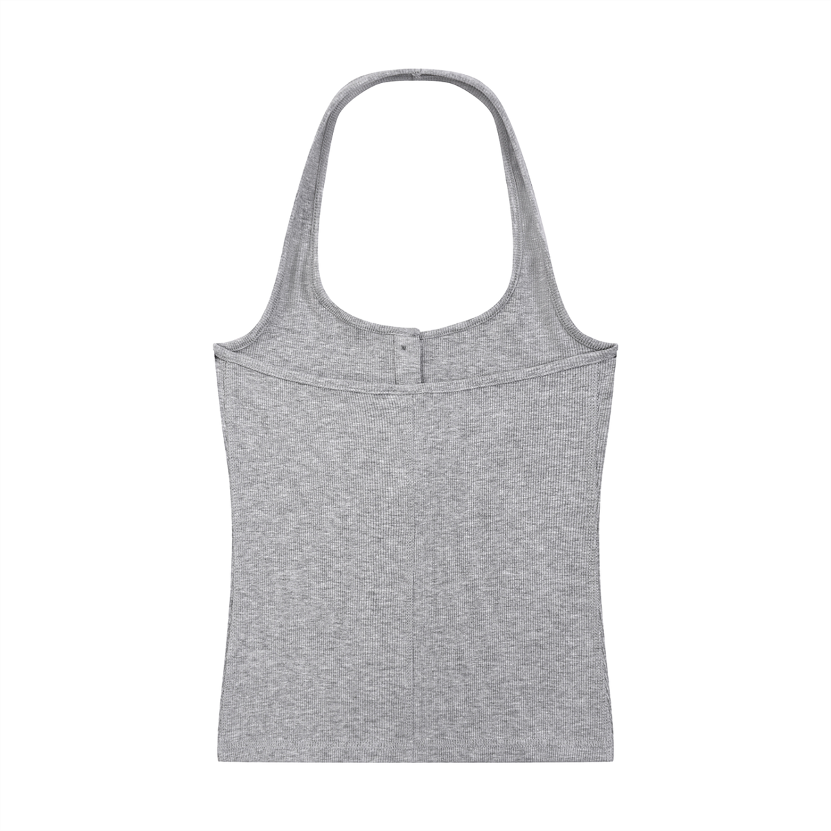 Ribbed halter Tank Top