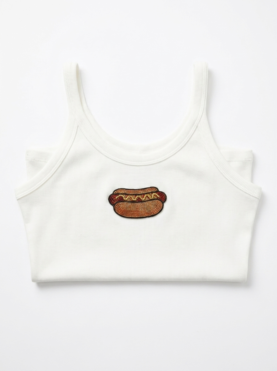 Beaded hotdog tank