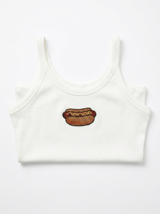 Beaded hotdog tank